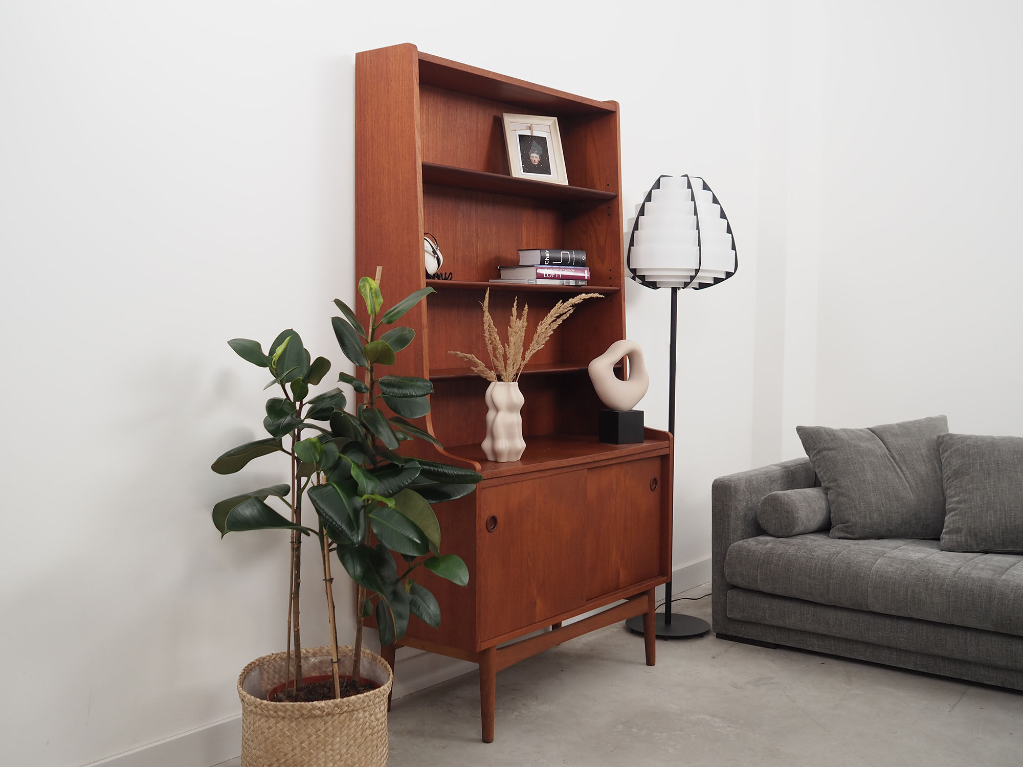 Teak bookcase, Danish design, 1960s, Denmark