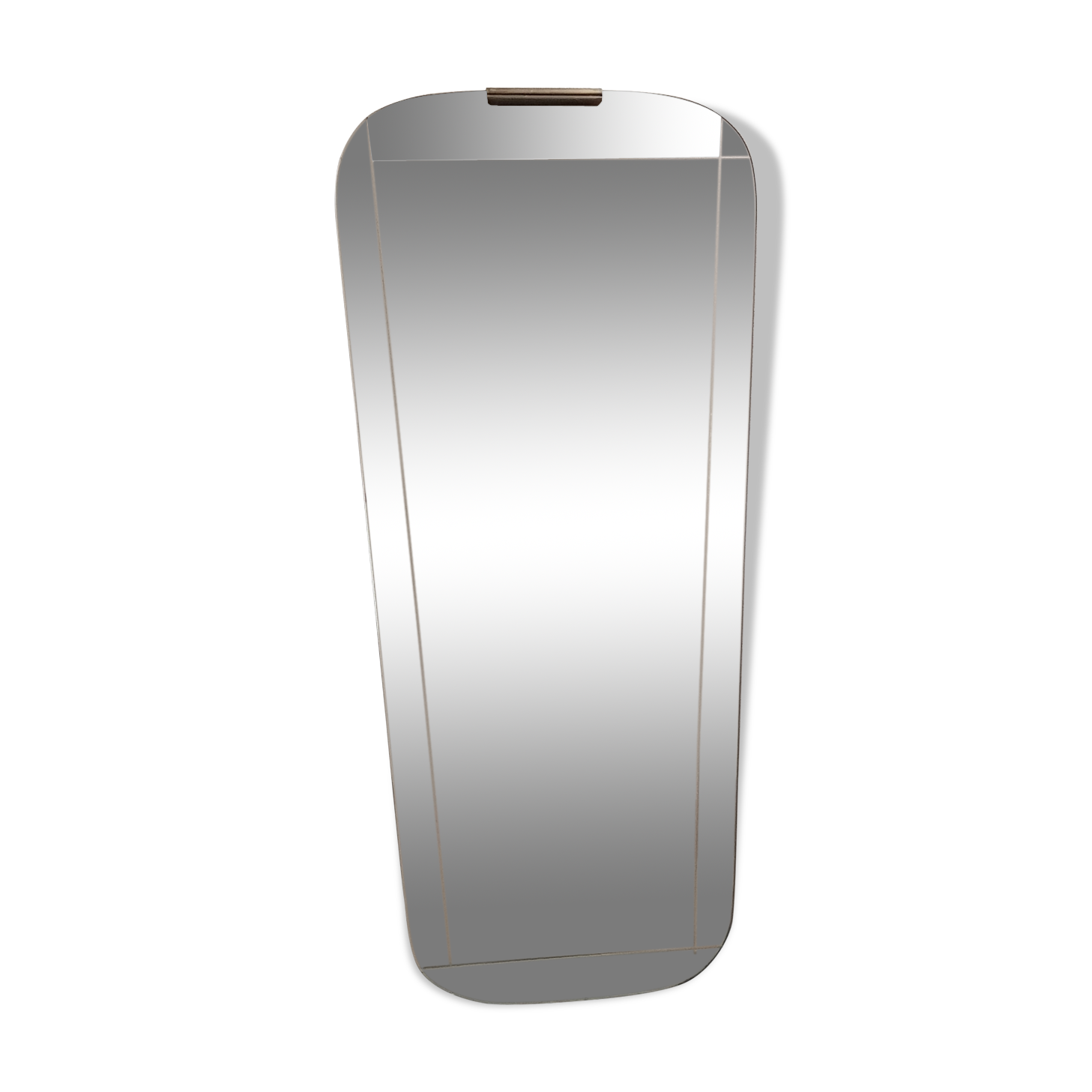 Miroir retroviseur annee 50 rainure