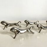 Lot de 6 portes-couteaux - cheval au galop