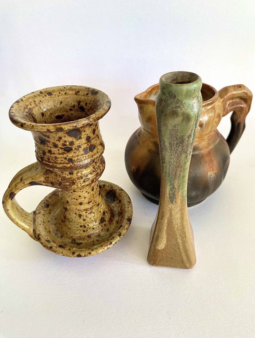 Flamed stoneware soliflore, circa 1920