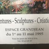 Exhibition poster Vallauris 1995