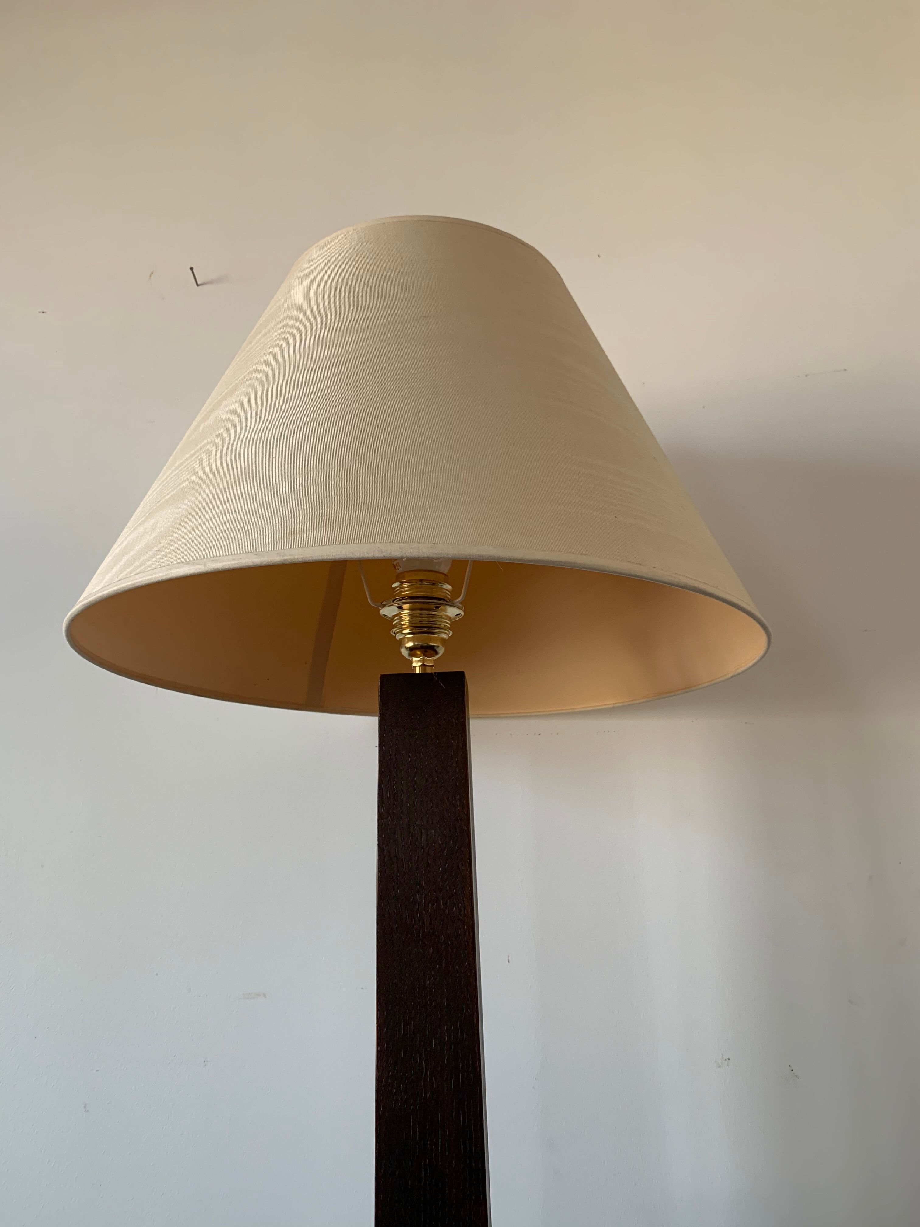 Wooden floor lamp 30s