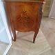 Louis XV commode - 2 drawers - floral marquetry - bronze ornament - 1950