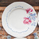 Lot de 4 assiettes plates "boulogne" Digoin Sarreguemines