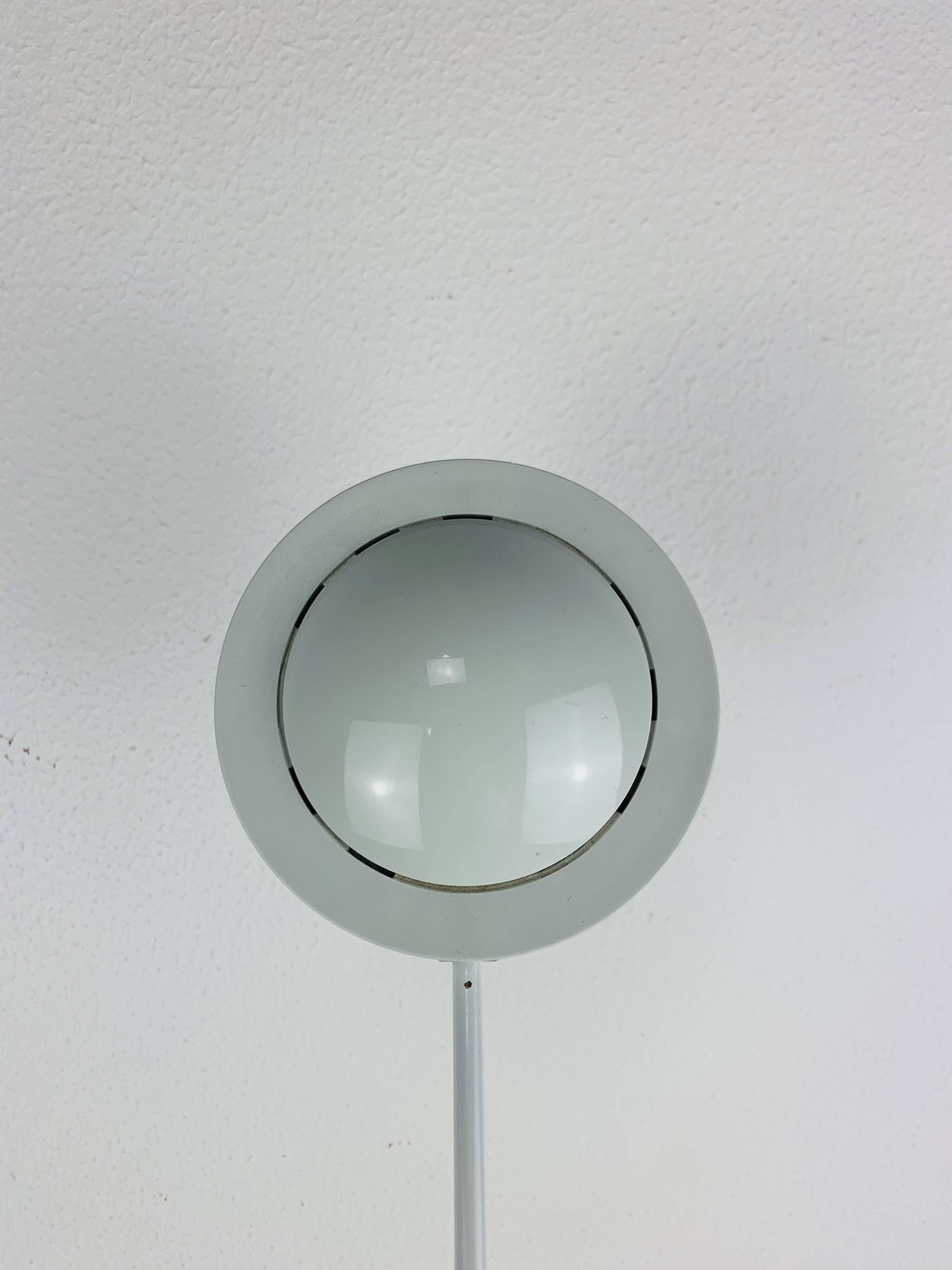 Lugano desk lamp by E Lite, white, Memphis style