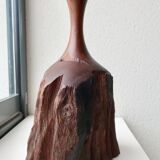 Vase Sculpture 20th Century Australian Rosewood DLG Doug Ayers