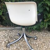 Pair of office chairs Modus Osvaldo Borsani edited by Tecno