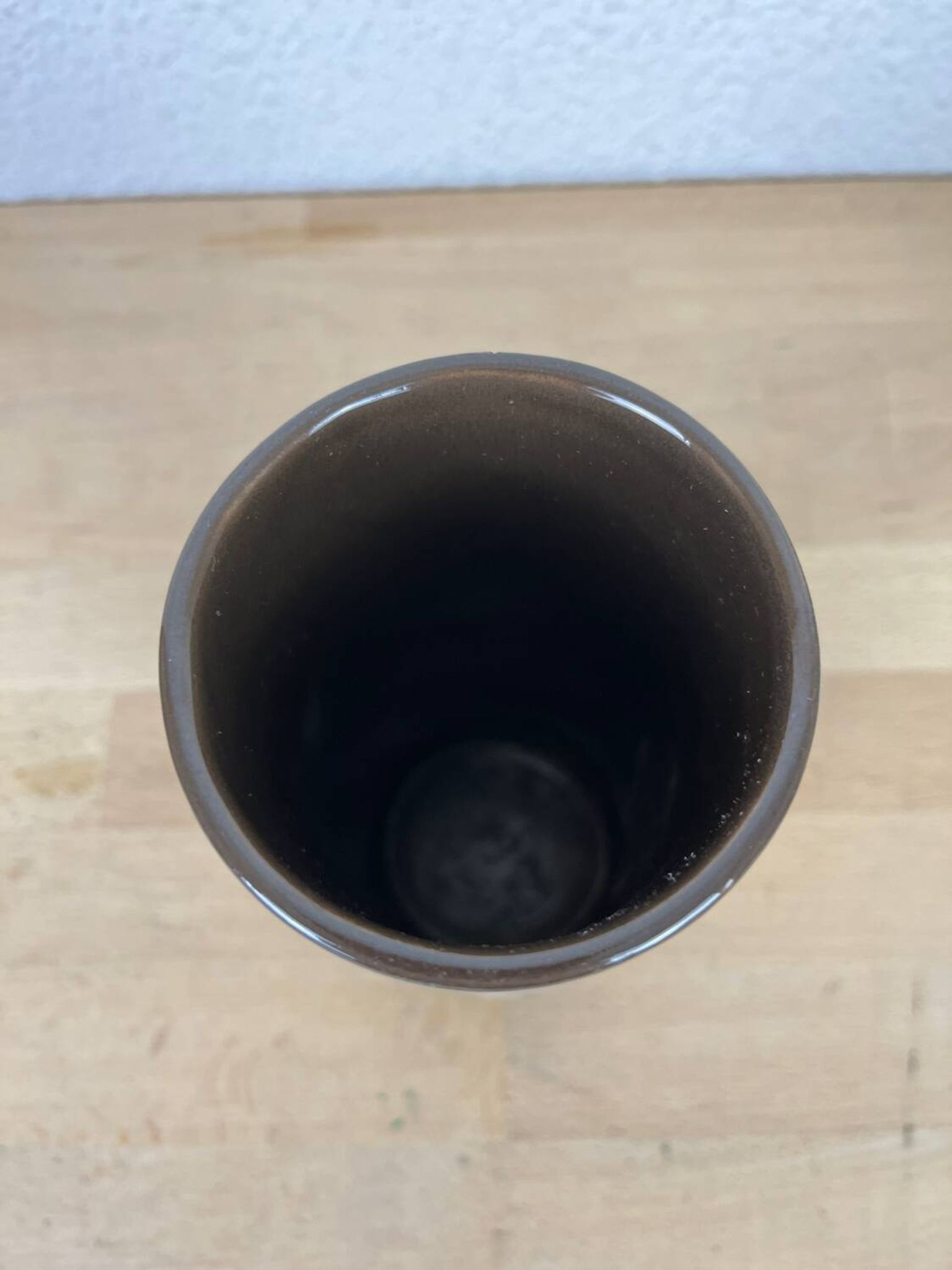 Vintage 1960s roll vase