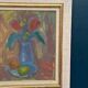 Swedish Oil on Panel – “Floral Still Life” by Hjalmar Eldh (1881–1953) – Signed – Vintage & Framed