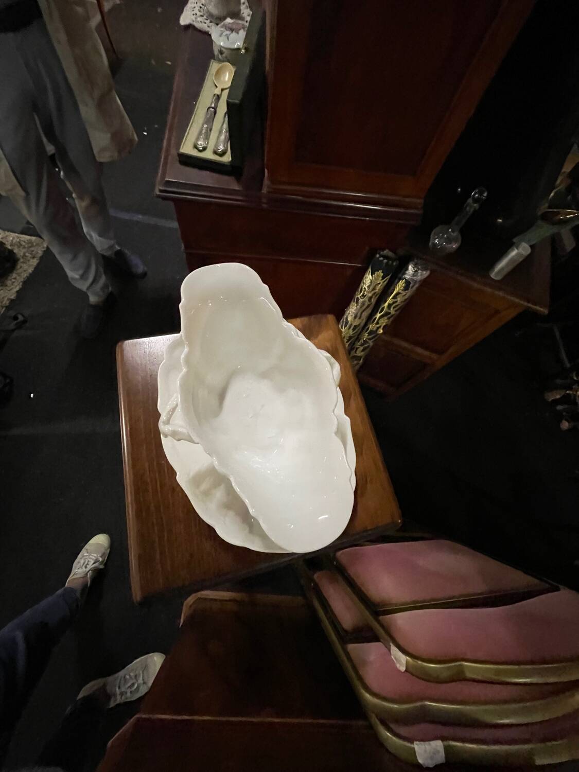 Porcelain sauceboat 1860