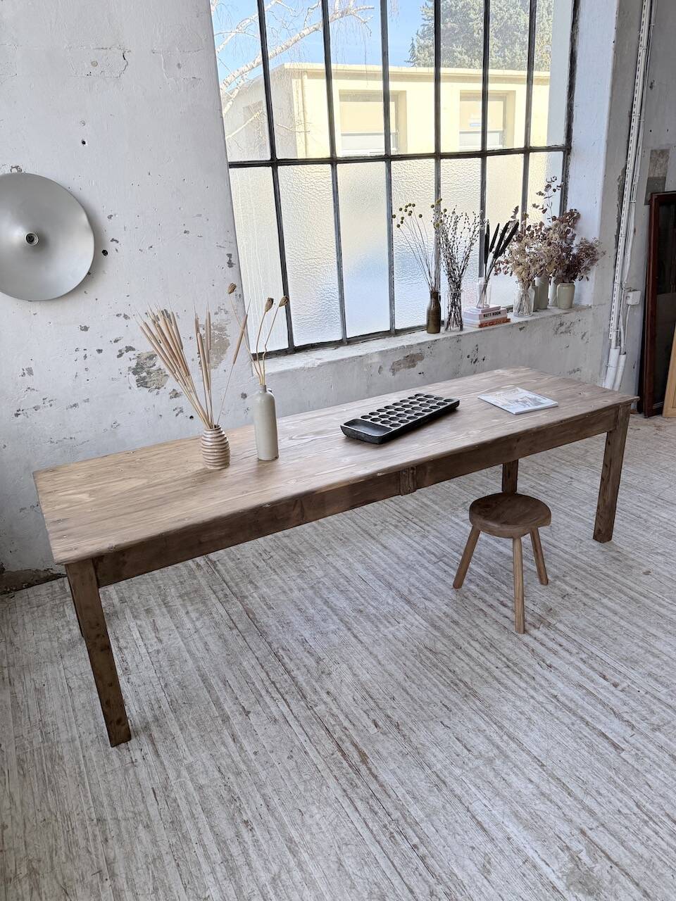 Farm table in pine 1950 250cm