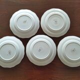 9 flat plates L'Amandinoise "Cafés Nico"