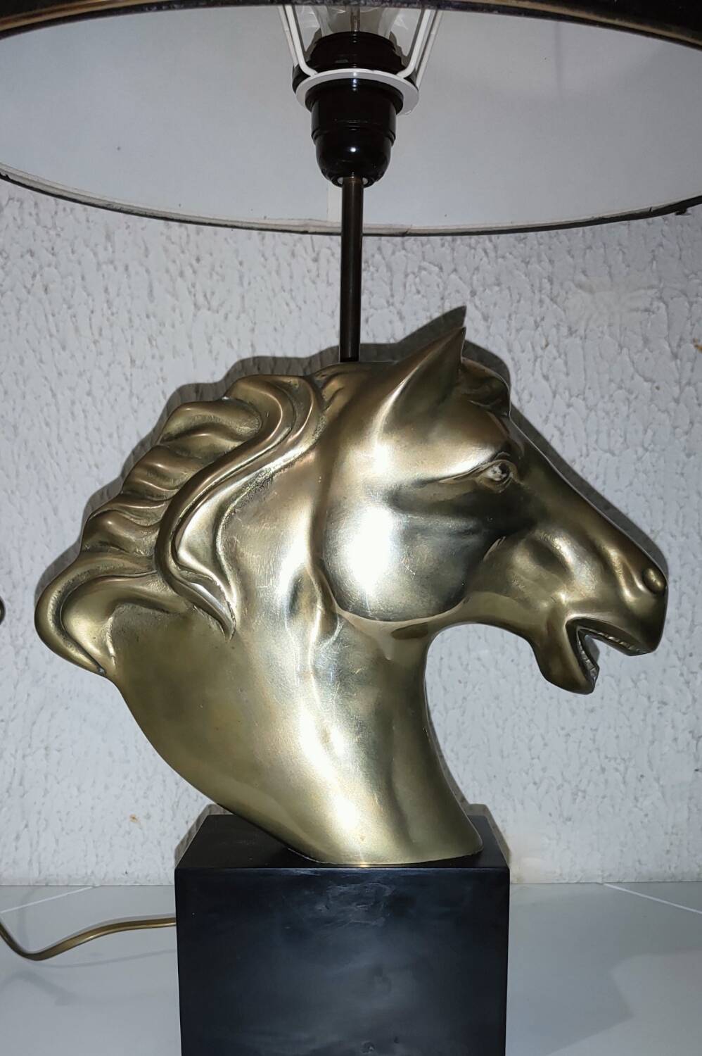 Horse lamp in the style of Maison Charles 1980