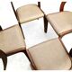Set of 4 vintage 1960 gondola chairs