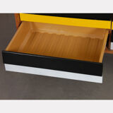 Yellow and black chest of drawers, model U-453, by Jiri Jiroutek, 1960