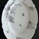 8 porcelain plates and 1 dish CH Pillivuyt & Cie