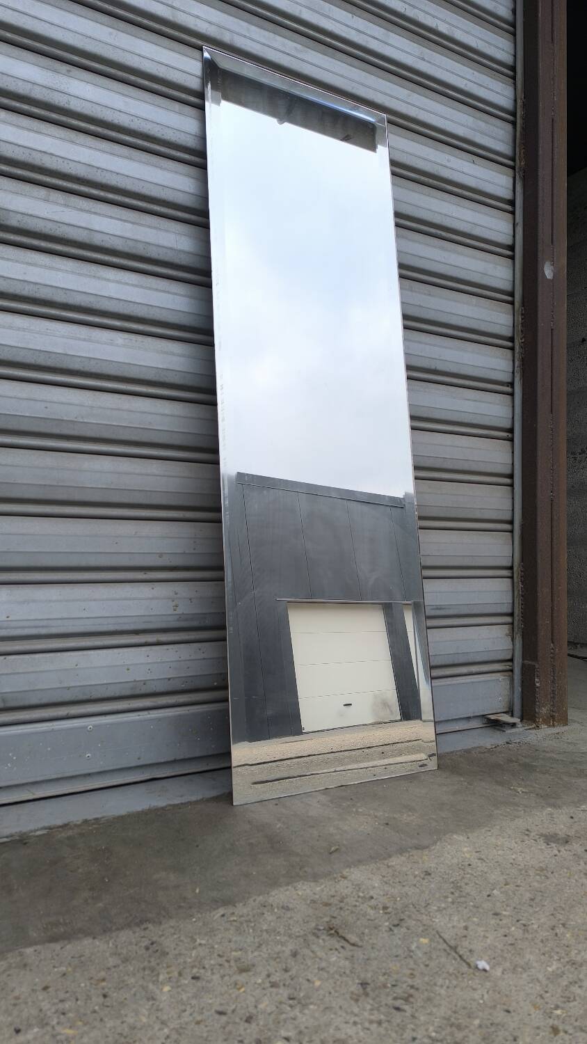 Beveled mirror 145 cm x 45 cm