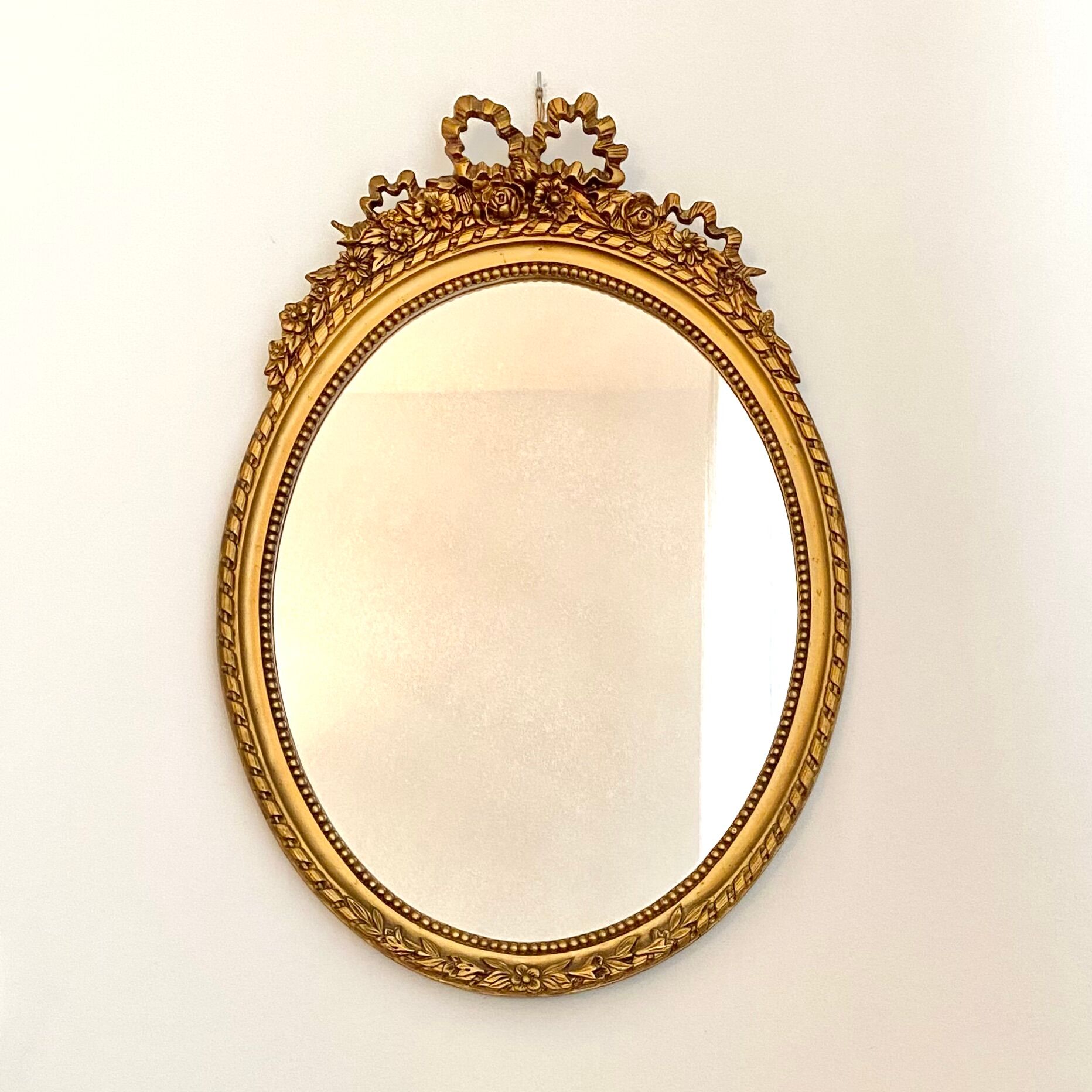 Old gilded mirror