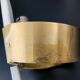 Applique vintage 1960 bronze & verre