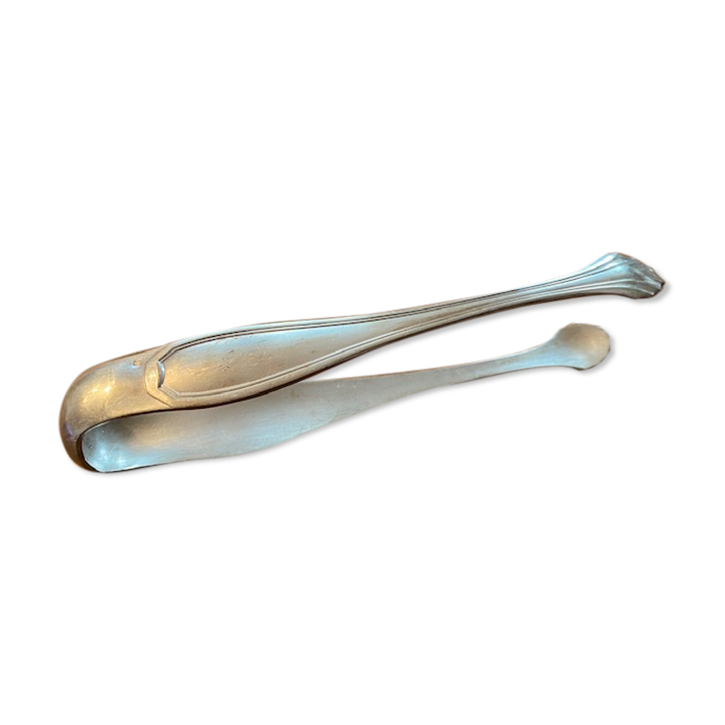 Silver art deco sugar pinch