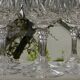 Set of 6 Arques crystal water glasses. Auteuil model.