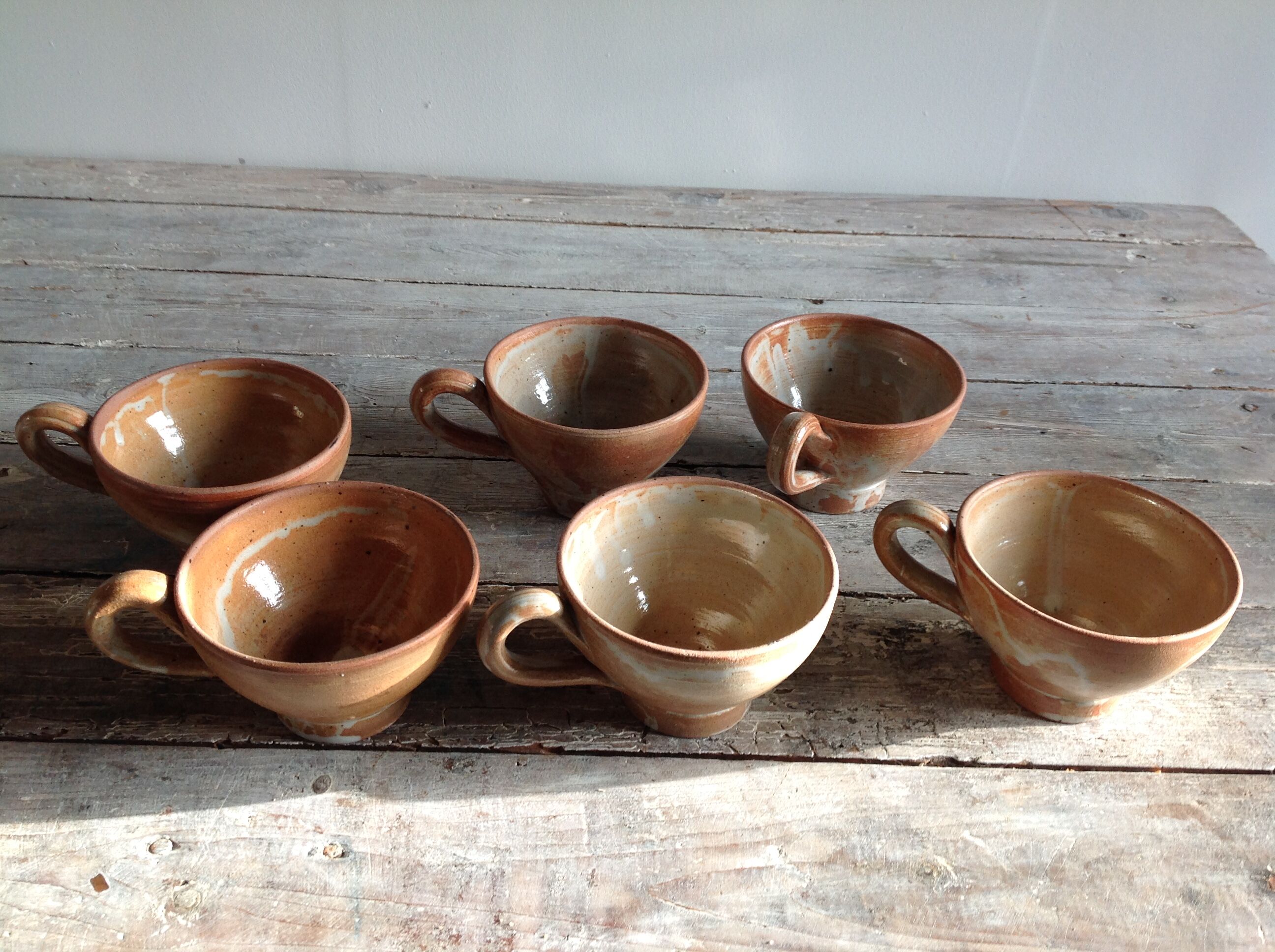 Lot of 6 cups in sandies