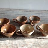 Lot of 6 cups in sandies