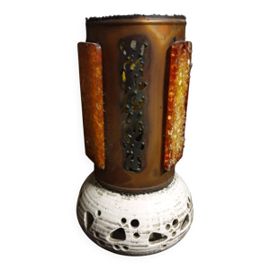 Grande lampe brutaliste