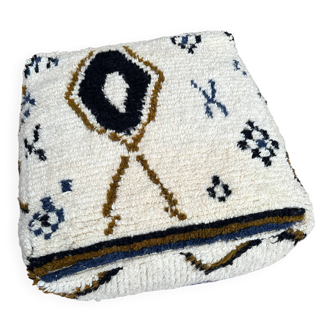Pouf Kilim berbère fait main