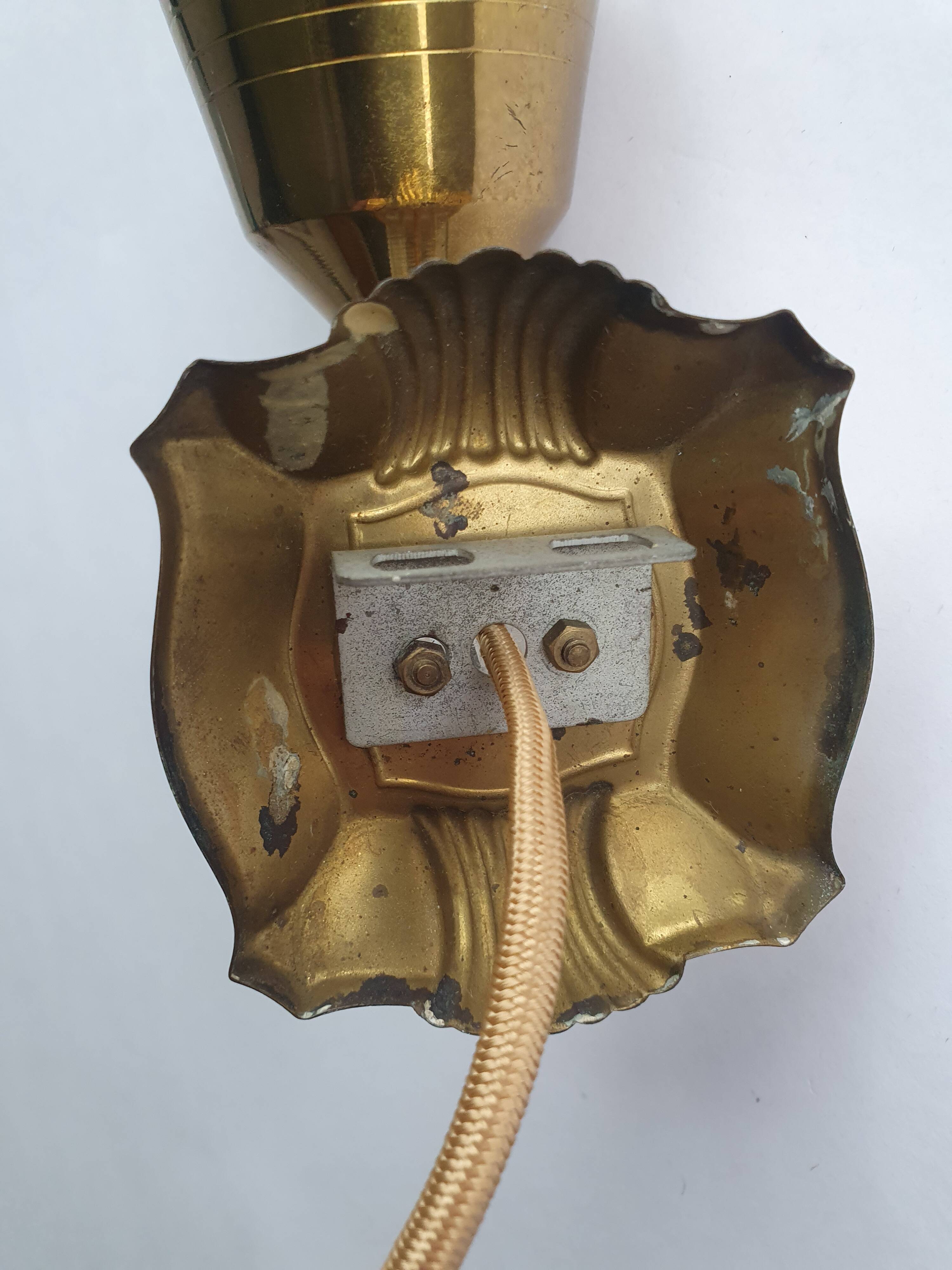 Pair of 50s rockabilly wall lights