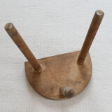 Wooden tripod stool