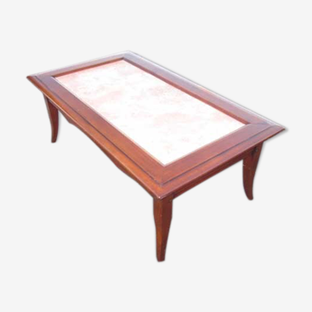 Cherry and pink stone lounge table