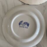 Blue Pyroblan Porcelain Plates