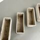 Set of 8 fiber cement planters
