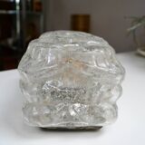 ERCO thick glass wall lamp from the 70s