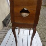 Louis XV bedside table in solid walnut