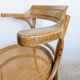 Fauteuil de bureau en bois courbé