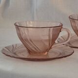 Cups and saucers vereco model beau rivage