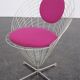 "K2" Cone chair in wire by Verner Panton / Plus Linje
