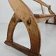Victorian pitch pine school benches – circa 1900, England