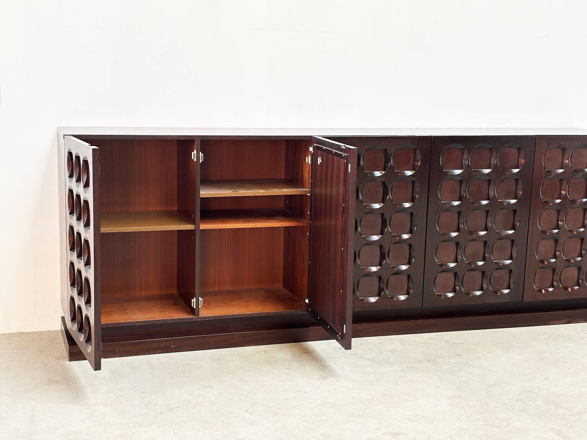 Belgian brutalist sideboard by Defour