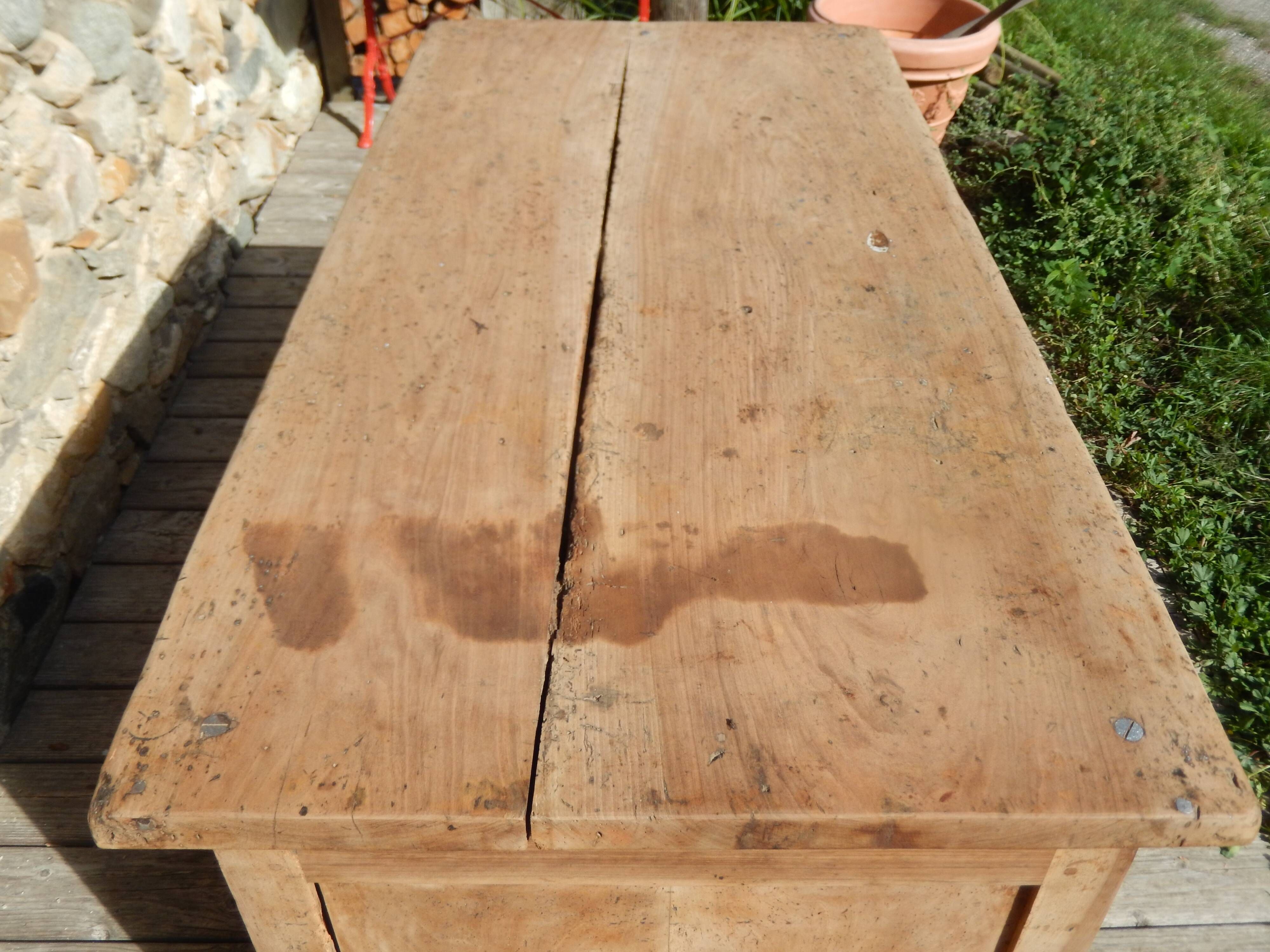 Old shop counter - Trade furniture with 13 walnut drawers