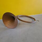 Antique French Copper Hunting Horn, Late 19th Century.