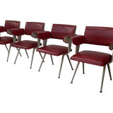 Friso Kramer Resort chaises ensemble de 4 'Resort' par Ahrend de Cirkel 1966