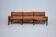1960s, Scandinavian design by Arne Norell, sofa, model "Kontiki", original condition, leather, beech.