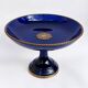 Cobalt blue porcelain cup on a pedestal, Sèvres style, late 19th century.