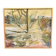 Huile sur toile originale – “Chemin entre” – Signée – Vintage et encadrée – 57 × 49 cm (22,4" × 19,3")