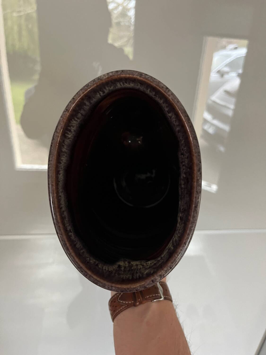 Vintage ceramic vase from Accolay 1960