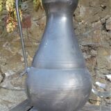 Vintage pewter jug, very large & heavy. ,  French