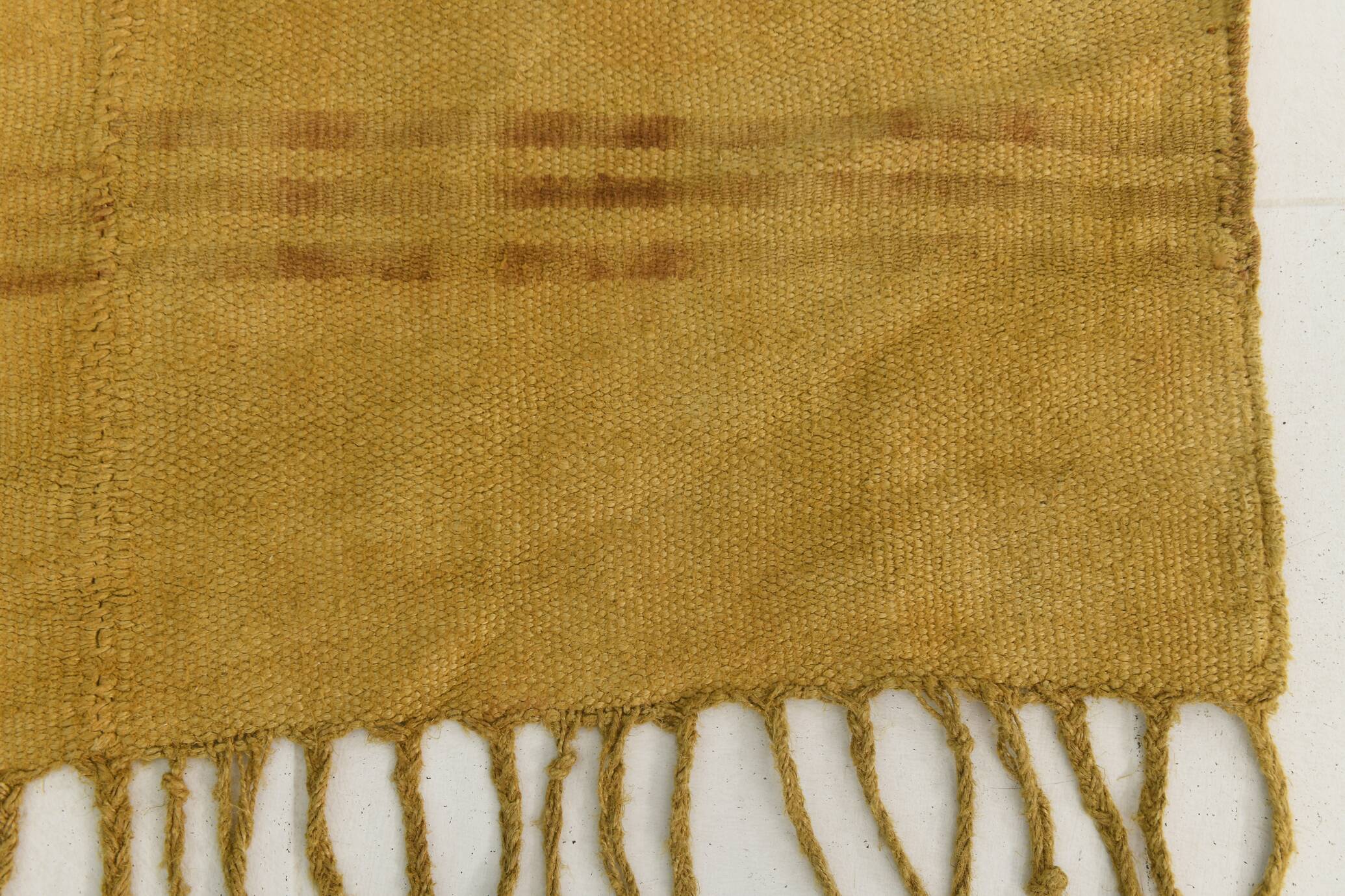 6x9 Mustard Yellow Handwoven Kilim Rug, Area Rug For Home Decor, 168x270 Cm